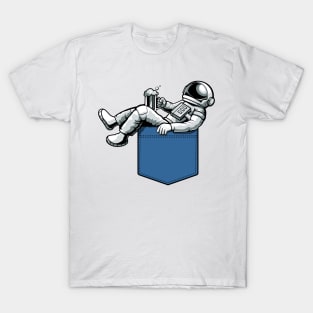 Relaxing astronauts T-Shirt